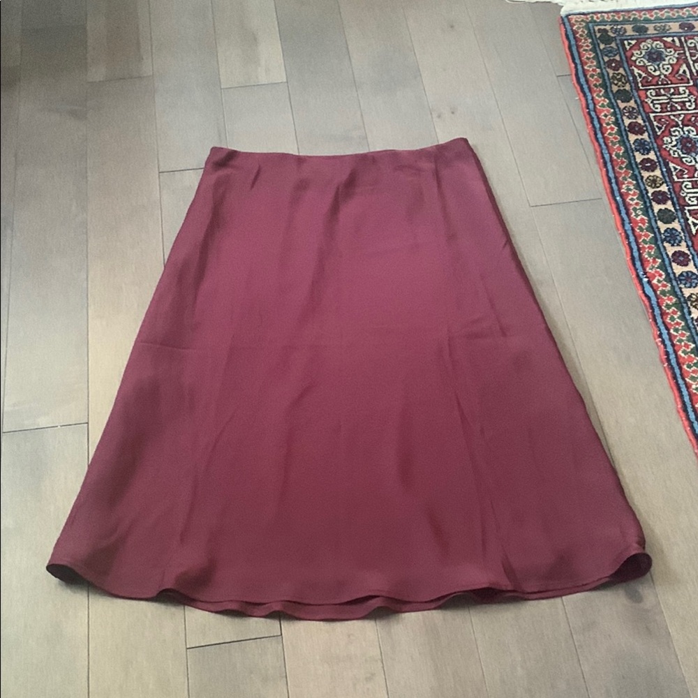 NWOT Chic Purple Full Skirt with A-Line Silhouette
